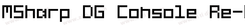 MSharp DG Console Re字体转换